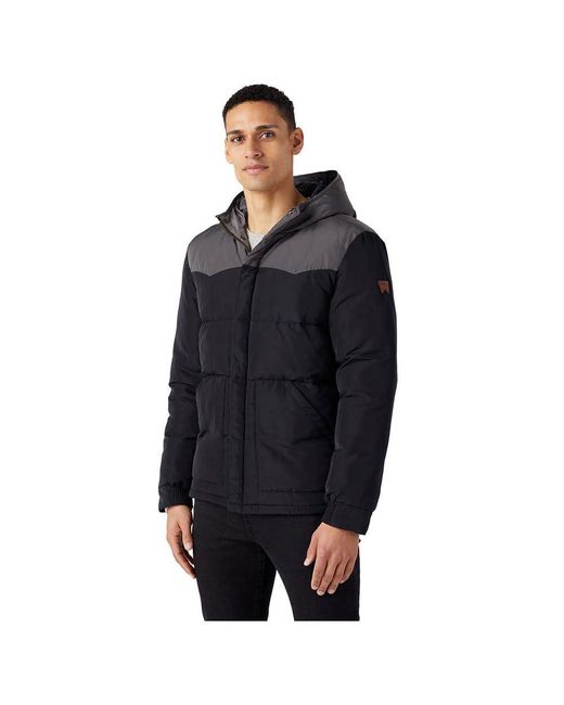Wrangler Puffer Jacket in Blue für Herren