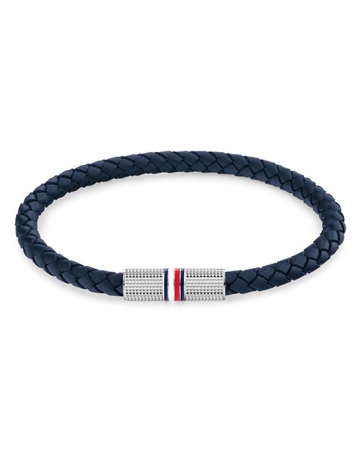 Tommy Hilfiger Sieraden Armband Marineblauw - 2790460, Eén Maat, Leer, Geen Edelsteen in het Blue voor heren