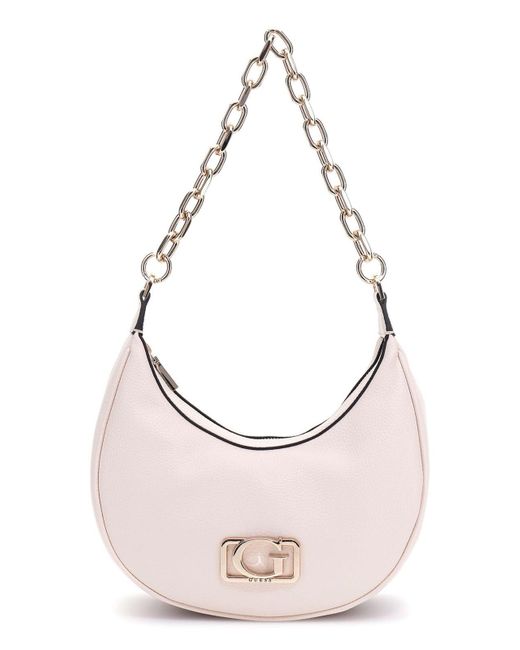Guess Circe Hobo Shoulder Bag Shell in het Pink