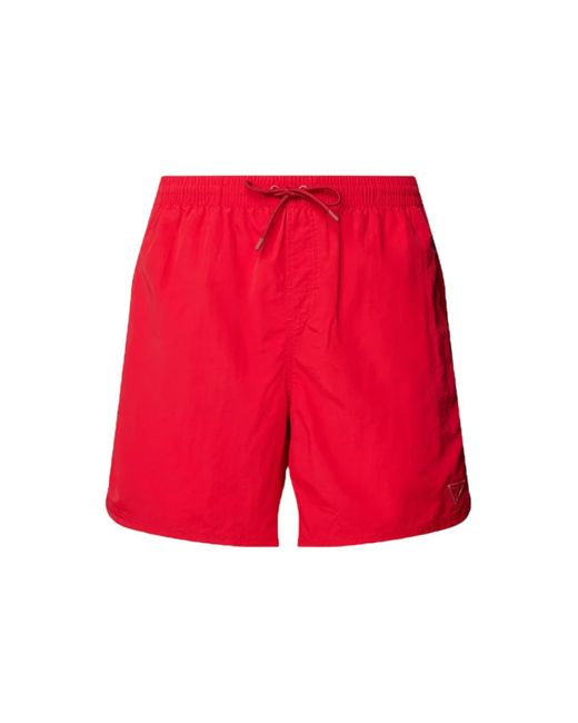 Guess Swimtrunk Basic Medium F3GT00WFFI2 in Red für Herren
