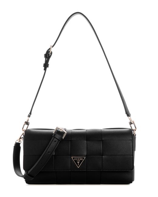 Guess Black Maylee Flap Shoulder Bag