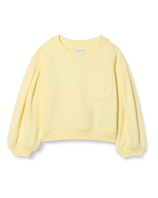 Sudadera de ga Fruncida con Bolsillo Niña Amazon Essentials de hombre de color Yellow