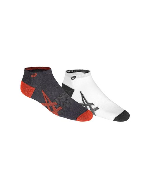 Asics Black 2 Pack Lightweight Running Socks - Small for men