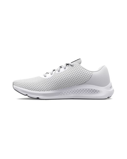 Under Armour White Charged Pursuit 3