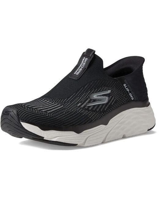 Skechers Black Max Cushioning Slip-ins Chaussures Course À Pied Et Marche Avec Mousse À Mémoire De Forme Sneaker for men