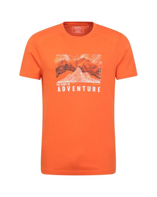 Mountain Warehouse Orange Shirt - 100% Organic for men