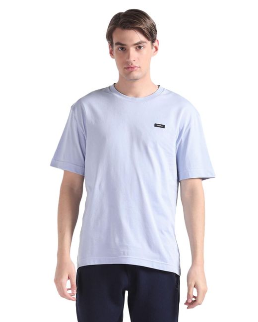 Cotton Comfort Fit T-Shirt K10K112749 Autres Hauts en Tricot Calvin Klein pour homme en coloris Blue