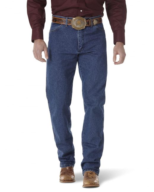 Wrangler Blue Mens 13mwz Cowboy Cut Original Fit Jeans for men