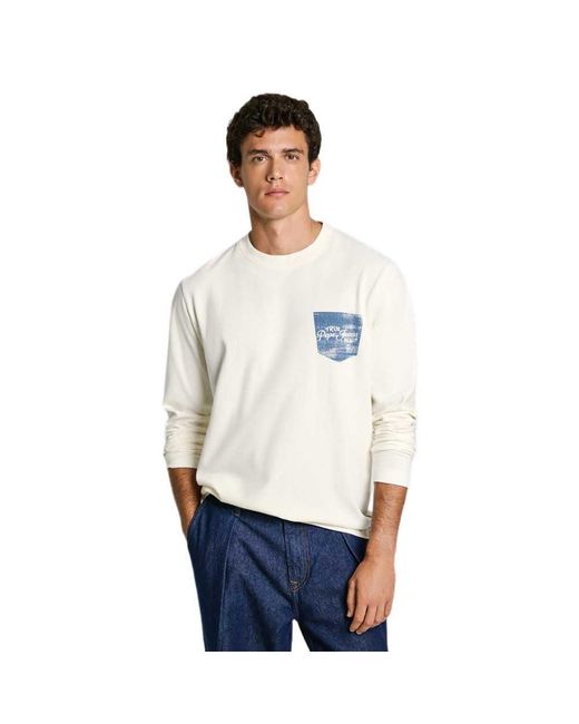 Pepe Jeans Sidney Tee T-Shirt in White für Herren