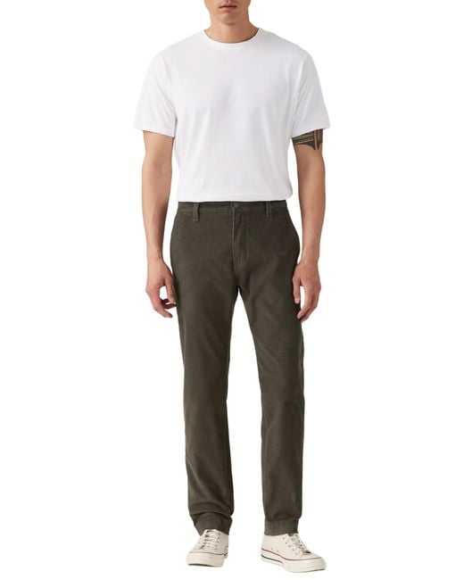 Levi's Xx Chino Std Ii Black Olive S 14w Corduroy voor heren