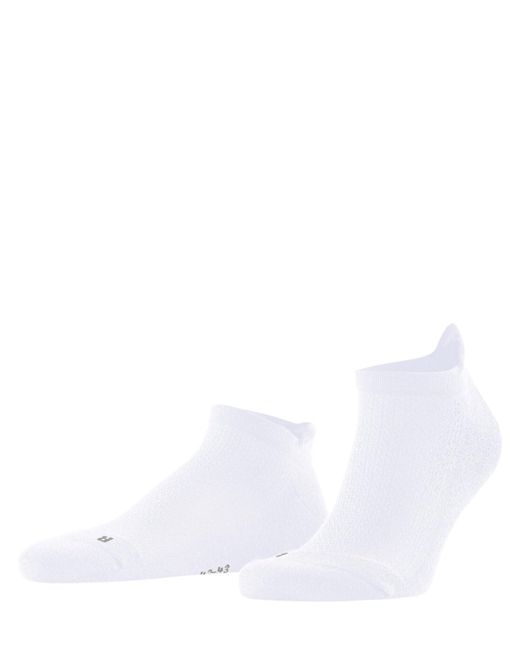 Falke White Cool Kick Sneaker U Sn Soft Breathable Quick Drying Short Plain 1 Pair Socks