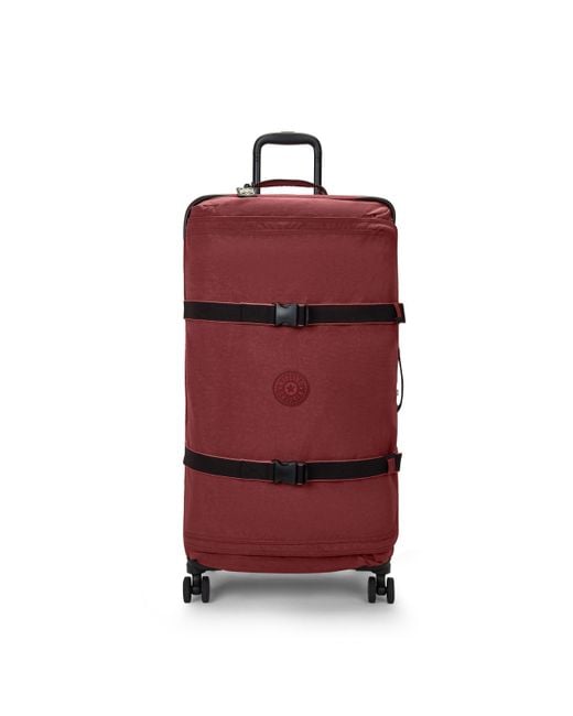 Kipling Spontaneous Large 4 Wheel Luggage Flaring Rust in Red Lyst