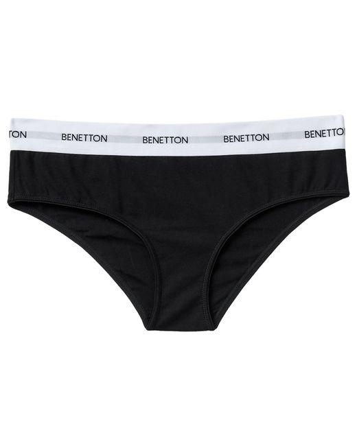 Benetton Black 3op81s00t Briefs Underwear