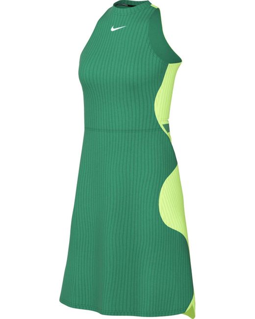 Nike Tennisjurk W Nkct Df Slam Dress Mb in het Green