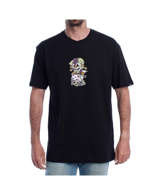 Maglietta a iche Corte da Uomo Prankster VN000K7ABLK1 di Vans in Black da Uomo