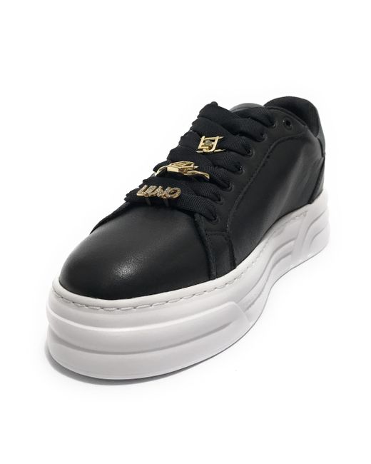 Liu Jo Scarpe Donna Sneaker Cleo 09 in Pelle Nero DS23LJ10 BA3005PX332 41  in Schwarz | Lyst DE