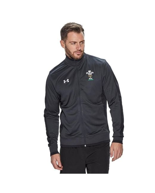 Under Armour Blue Wales Ru Track Jacket for men