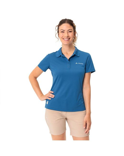 Vaude Blue T-Shirt Essential Polo Shirt Ultramarine 42