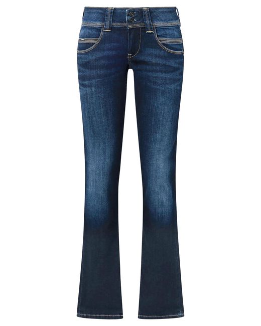 Pepe Jeans Venus Straight Leg Voor in het Blue
