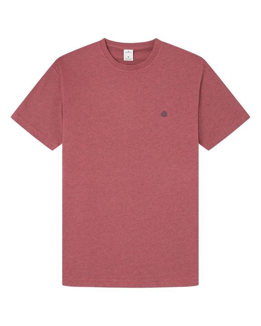 SPRINGFILED Camiseta efecto melange Springfield de hombre de color Red