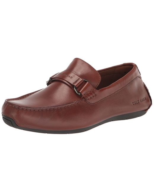 Cole Haan Brown Grand City Bit Driver Driving Style Loafer for men