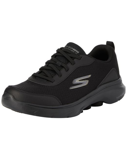 Skechers Go Walk 7 Trainers in Black for Men Lyst UK