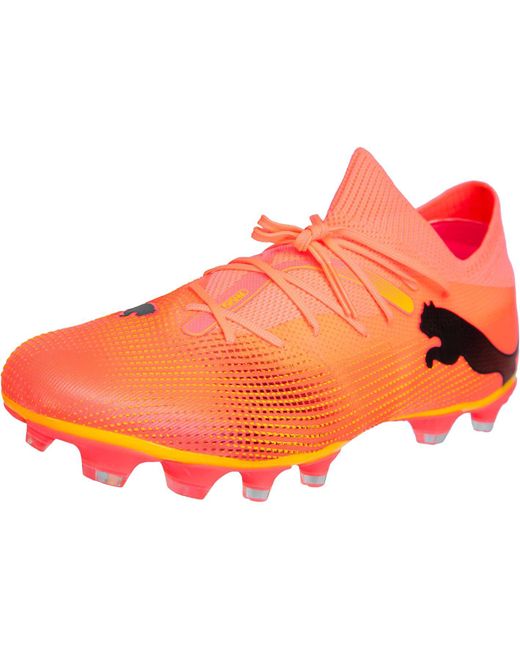 PUMA Orange Future 7 Match Fg/ag Football Boots