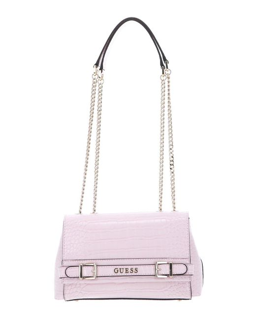 Sestri Convertible Xbody Flap Bag Pale Pink di Guess in Multicolor