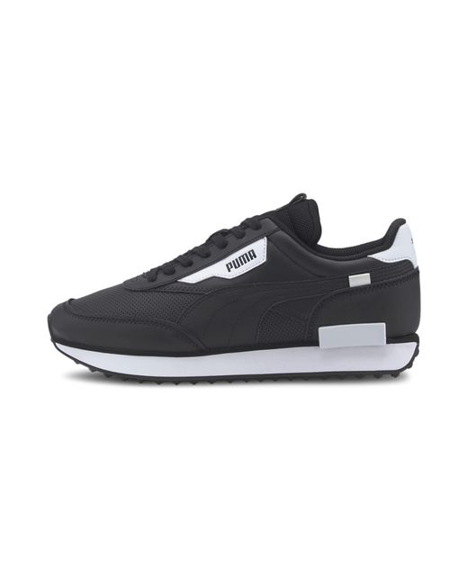 PUMA Blue Future Rider Contrast Lace-up Black Synthetic S Trainers 374763_02