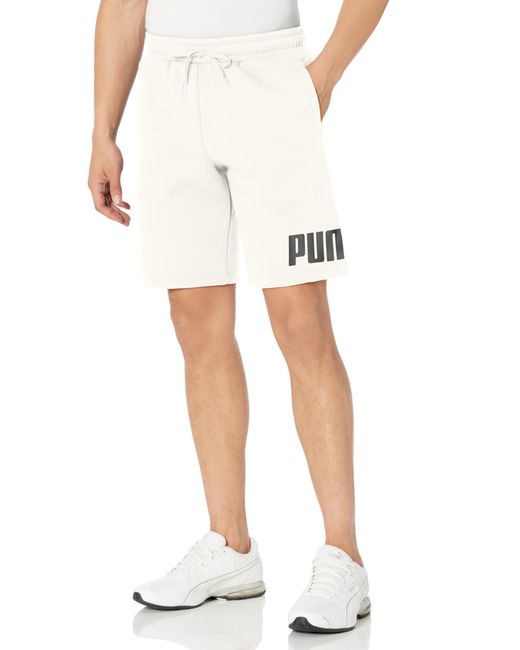 PUMA White Logo 10" Shorts for men