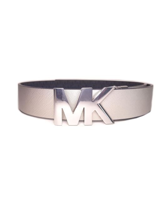 Michael Kors S Belt Reversible Silver black