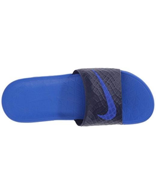 Benassi Solarsoft - Chanclas Hombre Nike de hombre de color Azul | Lyst