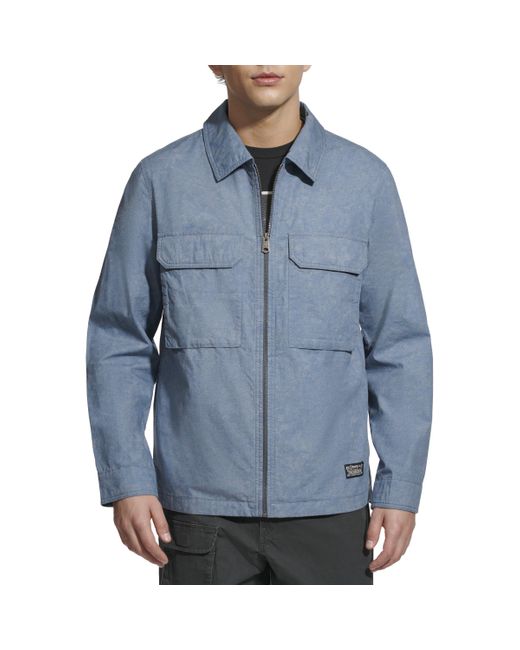Levi's Blue 2-chest Pocket Workwear Shacket Jacket for men