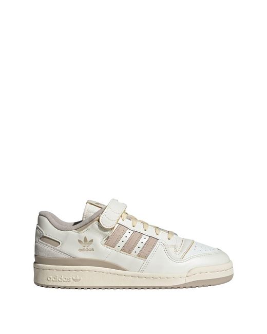 Adidas White Forum 84 Low Shoes for men