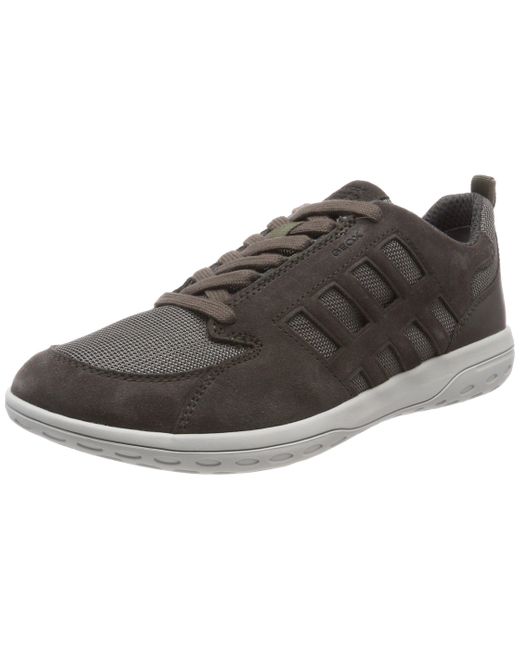 Geox Suede U Mansel A Trainers in Grey for Men - Save 43% - Lyst