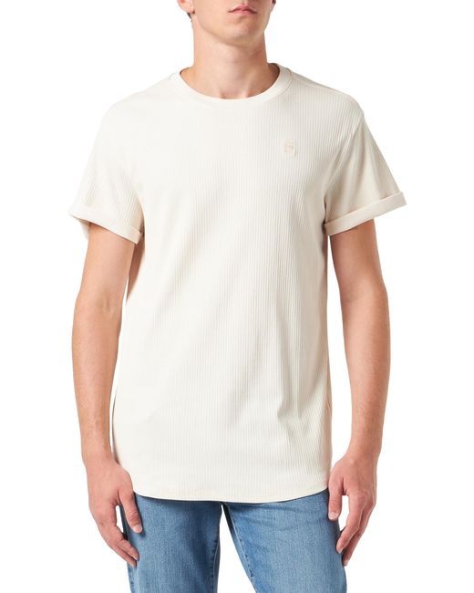 G-Star RAW White Lash T-shirt for men