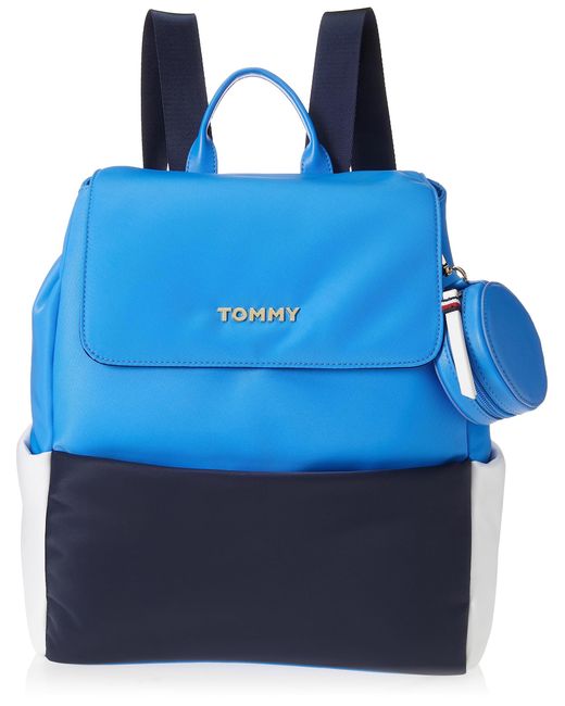 Tommy Hilfiger Payton Flap Backpack in Blue Lyst