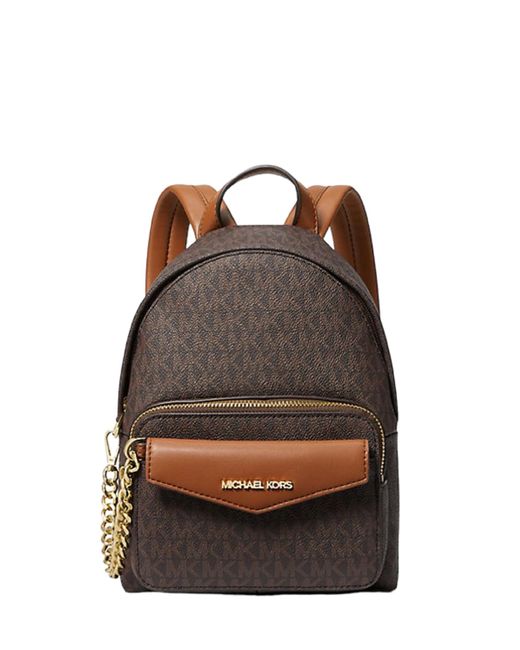 Michael Kors Brown Maisie Extra-small Logo 2-in-1 Backpack