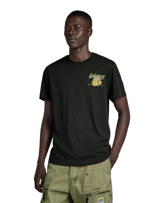 G star raw 2024 black t shirt