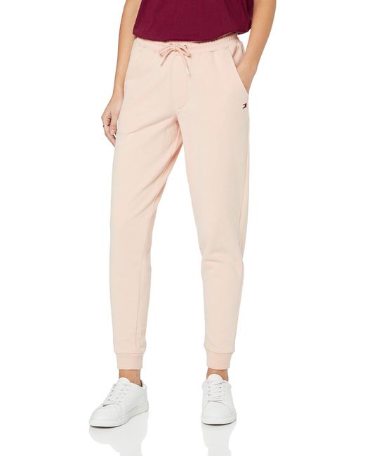 Tommy Hilfiger Sporthose Track Pant in Pink - Lyst