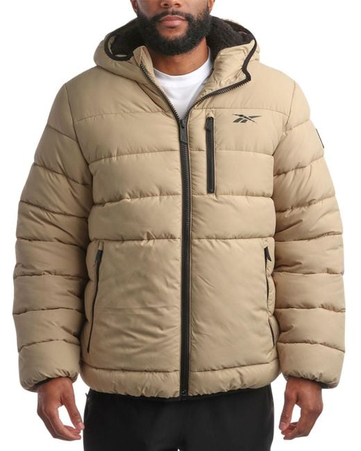 Reebok Winterjacke – schwerer in Brown für Herren