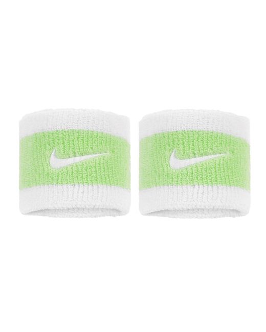 Nike Swoosh Writbands Zweetbands Paar Zweetbanden in het Green