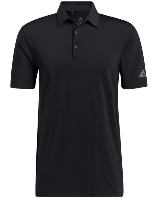 Adidas Black Golf S Ultimate365 Solid Polo Shirt for men
