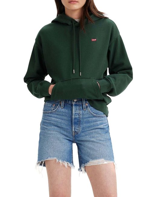 Levi's Standard Sweatshirt Hoodie Vrouwen in het Green