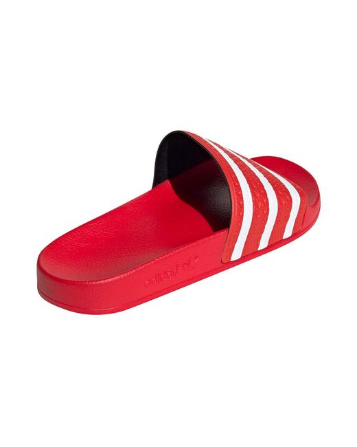 Adidas Adilette Slipper in Red für Herren