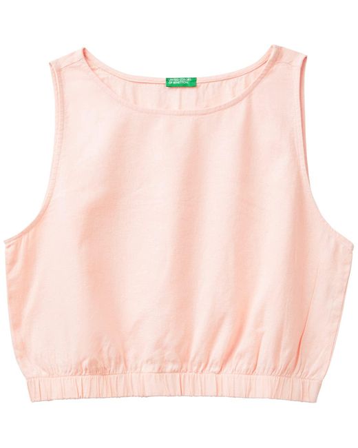 Benetton Pink 42F95H003 Top