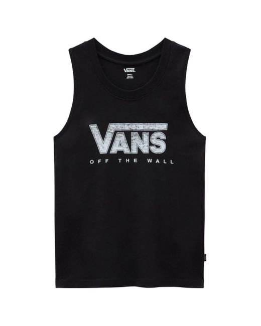Vans Black Checker Impact Muskel-Tanktop T-Shirt