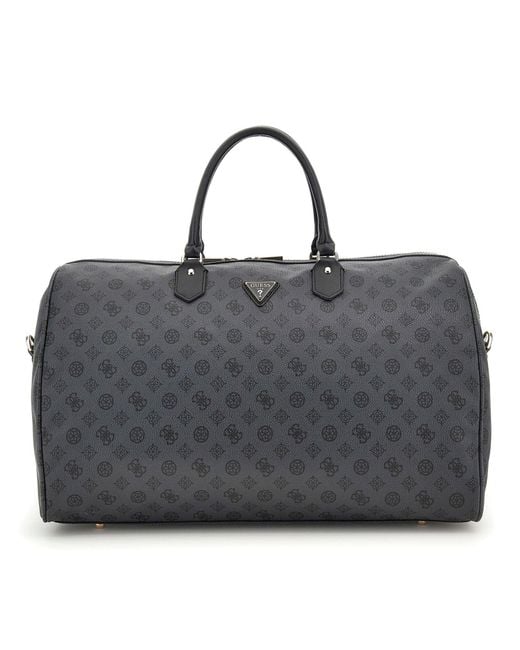 Guess Wilder Weekender Duffel Bag Black Logo