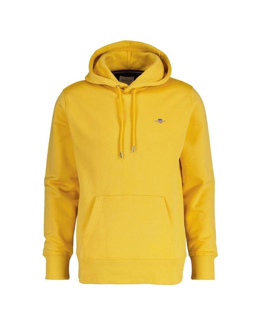 Gant REG Shield Hoodie Kapuzenpullover in Red für Herren