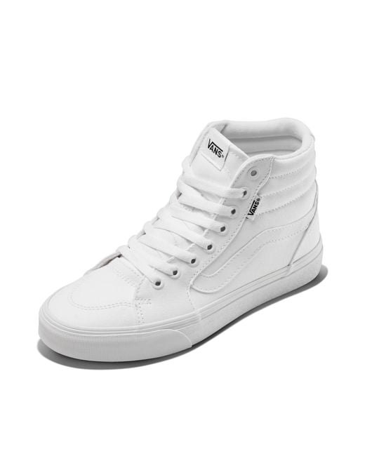 Vans Gray Filmore Hi Shoe | High Top Sneakers For Fashion & Casual Everyday Wear,